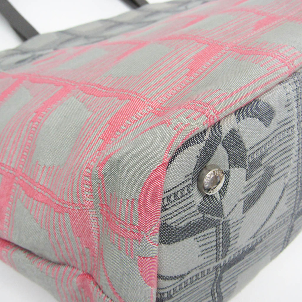 CHANEL Pink Canvas Tote Bag - Picture 5 of 16
